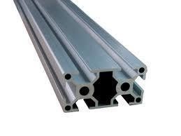 Perfil de extrusión de aluminio para la pared de cortina Color natural